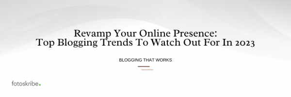 infographic stating revamp your online presence