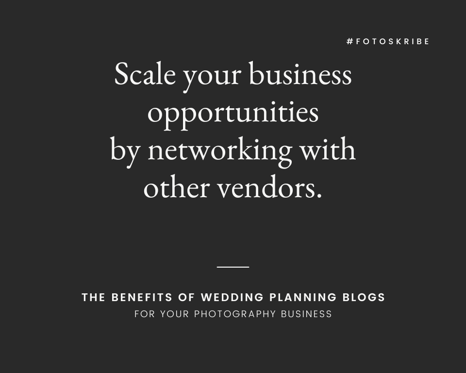 infographic stating scale your business opportunities by building relations with other vendors